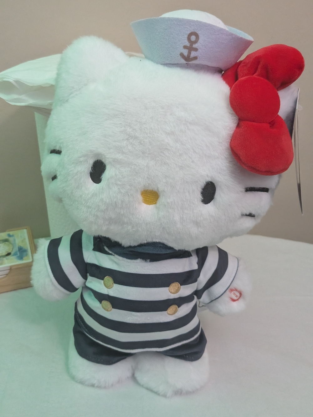 Sanrio Hello Kitty Animated Sailor Plush Doll Side Stepper - Brand New RARE